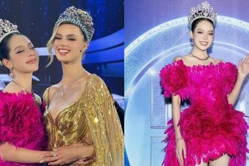 Hoa hậu Quốc tế Huỳnh Thị Thanh Thủy đọ sắc cùng đương kim Miss World 2024
