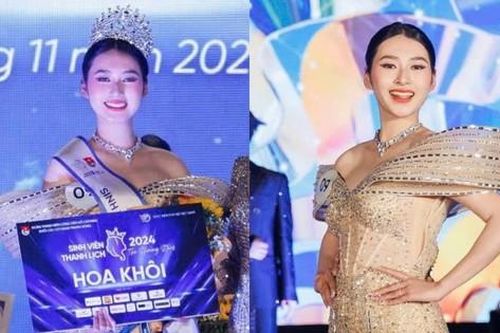 Nữ sinh Học viện Phụ nữ Việt Nam chinh phục ngôi vị Hoa khôi Sinh viên Thanh lịch 2024