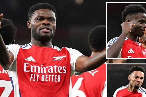 Chùm ảnh: Thần đồng ghi bàn, Arsenal thắng lớn ở Ngoại hạng Anh