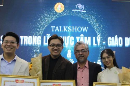 Vinh danh 3 tài năng trẻ xuất sắc trong lĩnh vực Tâm lý - Giáo dục