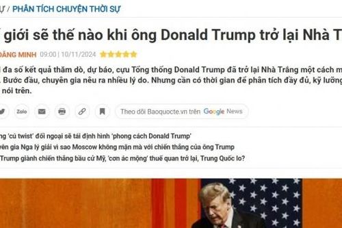 Tiếp cận thông tin quốc tế qua Thế giới và Việt Nam