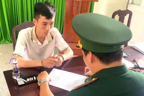 Đồn Biên phòng Chí Linh bắt giữ đối tượng tàng trữ trái phép ma túy đá