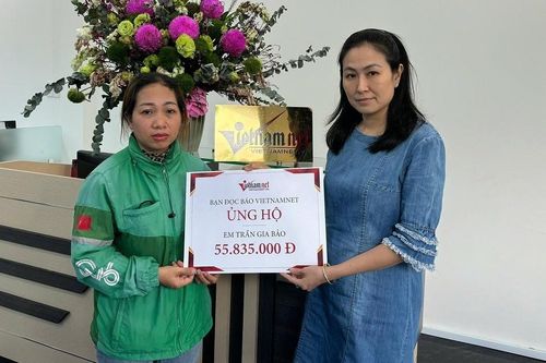 Bé Trần Gia Bảo bị ung thư máu được ủng hộ hơn 55 triệu đồng