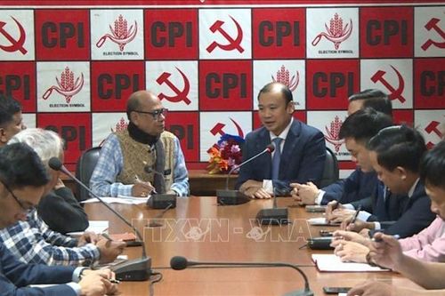 Đoàn Tạp chí Cộng sản thăm và làm việc tại Ấn Độ