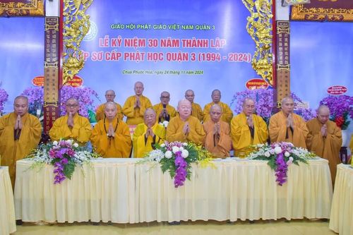 Lễ kỷ niệm 30 năm thành lập Lớp Sơ cấp Phật học Q.3 (1994-2024)