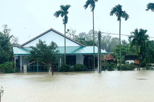 Nhiều nơi bị ngập sau mưa lớn kéo dài, Quảng Ngãi di dời dân