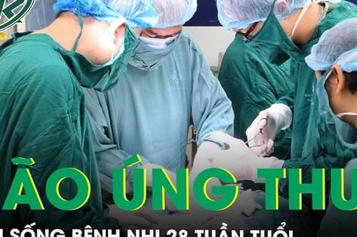 Cứu sống trẻ 28 tuần tuổi nhờ dẫn lưu não thất - ổ bụng điều trị não úng thủy