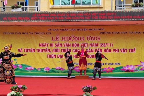 Huyện Hoài Đức hưởng ứng Ngày Di sản văn hóa Việt Nam