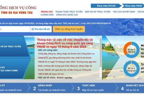 Bà Rịa - Vũng Tàu chính thức vận hành app dịch vụ công