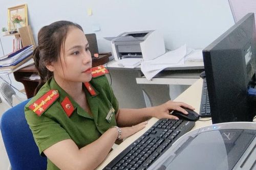 Nữ cán bộ Công an tiêu biểu ở xã vùng cao