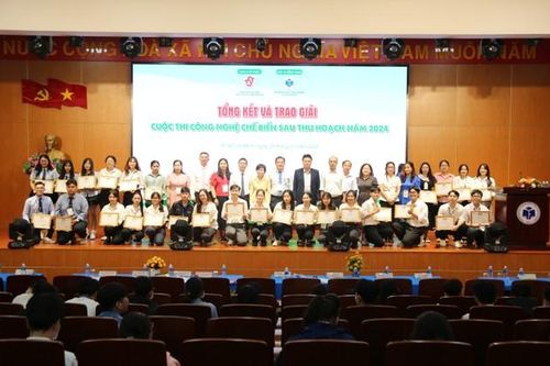 Cuộc thi 'Công nghệ chế biến sau thu hoạch' năm 2024 đã chọn được những dự án xuất sắc của sinh viên