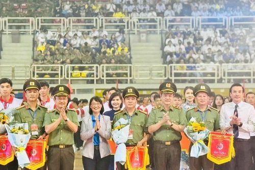 Gần 1.600 vận động viên tham gia Đại hội khỏe 'Vì an ninh Tổ quốc' ở TPHCM