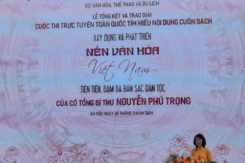 Trao giải Cuộc thi tìm hiểu sách của cố Tổng Bí thư Nguyễn Phú Trọng