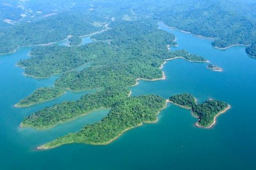 Ngắm hồ Bến En từ độ cao 1.000m