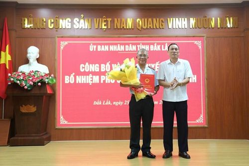 Bổ nhiệm chức vụ Phó Chánh Thanh tra tỉnh Đắk Lắk