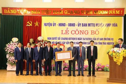 Triển khai Nghị quyết của Ủy ban Thường vụ Quốc hội về việc sáp nhập các xã, thị trấn