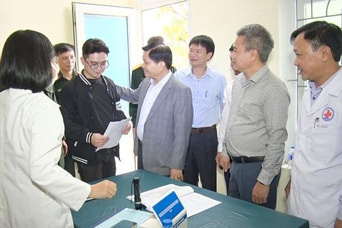 Thị xã Nghi Sơn khám tuyển nghĩa vụ quân sự và nghĩa vụ công an nhân dân năm 2025