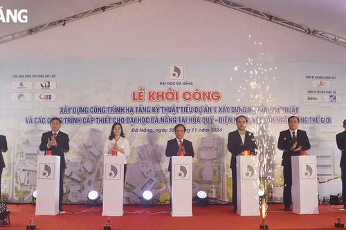 300 tỷ đồng xây dựng hạ tầng kỹ thuật, tiểu dự án 1 của Đại học Đà Nẵng