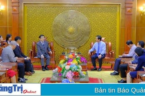 Phó Chủ tịch UBND tỉnh Hoàng Nam tiếp Hội Hòa bình và Hữu nghị Hiroshima-Việt Nam