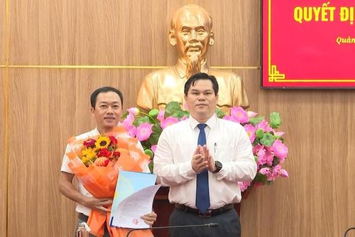 Ông Võ Quốc Hùng giữ chức Phó Giám đốc Sở Công Thương tỉnh Quảng Ngãi