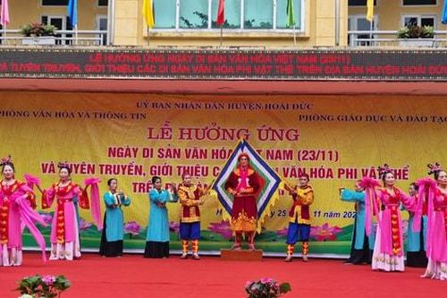 Hoài Đức hưởng ứng ngày Di sản văn hóa Việt Nam