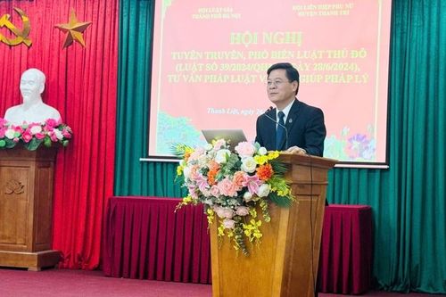 Hội Luật gia Thành phố Hà Nội: tuyên truyền, phổ biến Luật Thủ đô năm 2024