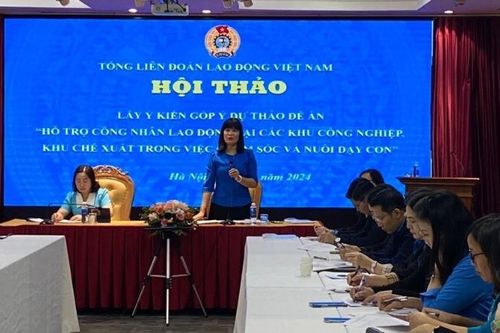 Cần một đề án hỗ trợ công nhân chăm sóc, nuôi dạy con tại các khu công nghiệp
