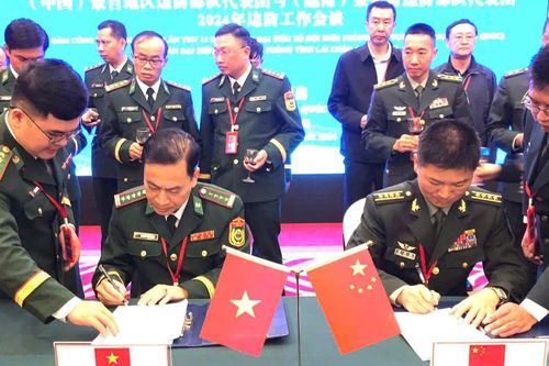 Hội đàm giữa Biên phòng tỉnh Lai Châu và Biên phòng khu vực Mông Tự, Trung Quốc