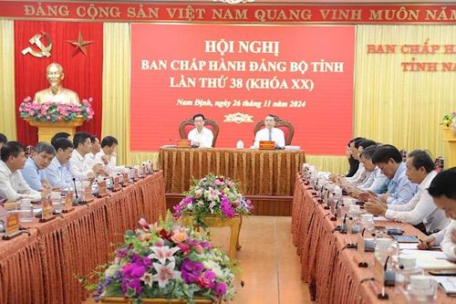 Hội nghị lần thứ 38, Ban Chấp hành Đảng bộ tỉnh Nam Định