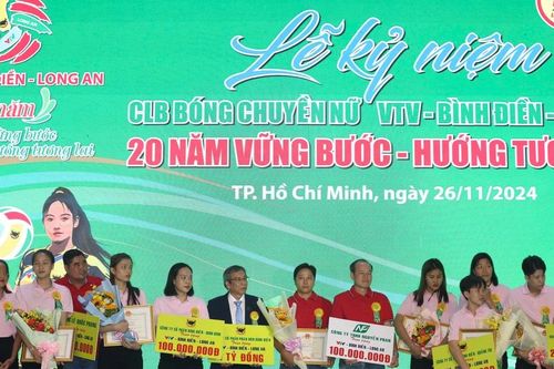 Đội bóng chuyền nữ VTV Bình Điền Long An và hành trình 20 năm rực rỡ