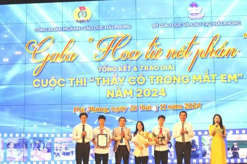 Hải Phòng trao giải cuộc thi 'Thầy cô trong mắt em' năm 2024