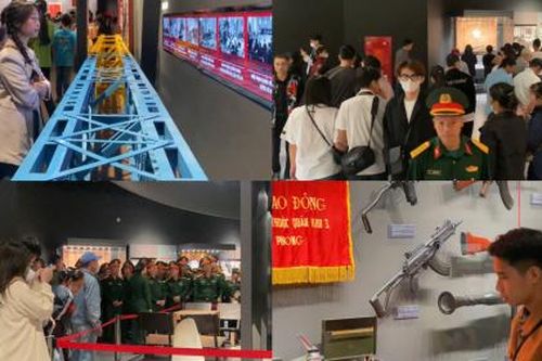 Những hành vi chưa đẹp của du khách đã giảm thiểu tại Bảo tàng Lịch sử Quân sự Việt Nam