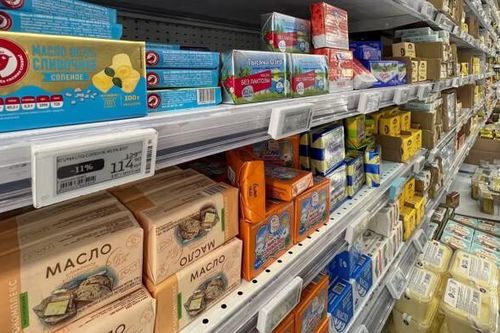Giá thực phẩm của Nga tăng vọt, người dân lao đao vì lạm phát