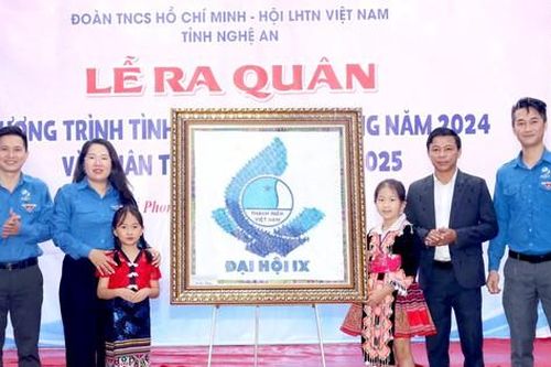 Nhiều hoạt động ý nghĩa tại Lễ ra quân tình nguyện mùa Đông 2024 ở Nghệ An