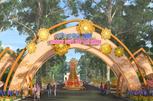 Hội hoa Xuân TP Hồ Chí Minh diễn ra từ ngày 25/1/2025