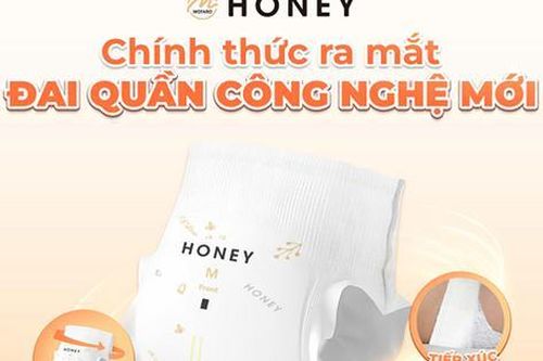 Tã bỉm Honey Premium đột phá với đai quần công nghệ Denier 1.0D