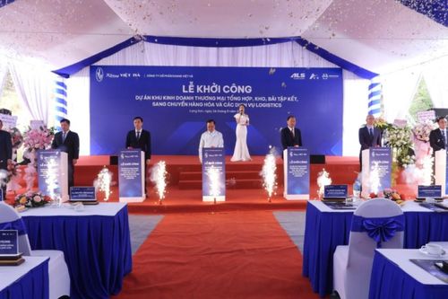 Khởi công dự án mới tại Cửa khẩu Hữu Nghị, Khang Việt Hà dấn thân vào lĩnh vực logicstics