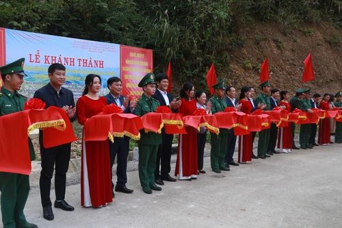 Khánh thành đường kiểm tra cột mốc bảo vệ biên giới tại xã Tân Minh, huyện Tràng Định