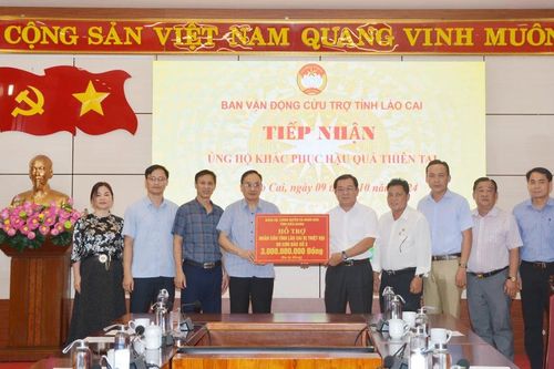 Chuyển hơn 3 tỷ đồng hỗ trợ khắc phục hậu quả thiên tai cho các địa phương