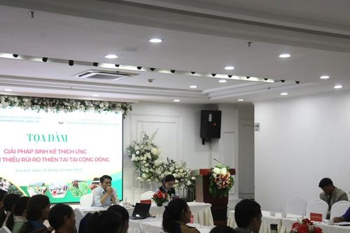 Tọa đàm 'Giải pháp sinh kế thích ứng và giảm thiểu rủi ro thiên tai tại cộng đồng'