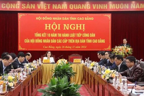 Cao Bằng: Tổng kết 10 năm thi hành Luật Tiếp công dân của HĐND các cấp