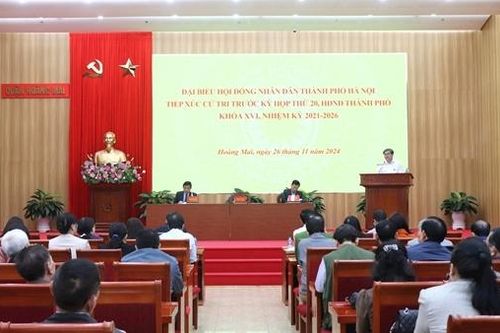 Tiếp xúc cử tri Hà Nội cuối năm: 'Nóng' vấn đề cải tạo chung cư cũ, thiếu điểm đỗ xe