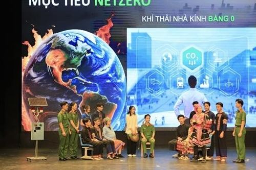 Chung kết cuộc thi Tìm hiểu về môi trường, tuyên truyền phòng chống rác thải nhựa khối các trường CAND