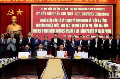 Chuẩn bị khởi công Khu công nghiệp Dược-Sinh học ở Thái Bình