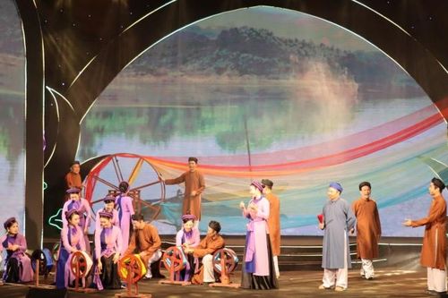 Cầu truyền hình trực tiếp Chương trình nghệ thuật 'Đôi bờ Ví, Giặm' tại Nghệ An và Hà Tĩnh