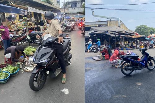 Chật cả đường, đụng cả chợ!