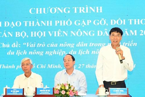 Lãnh đạo TPHCM đối thoại với nông dân, tìm hướng phát triển nông nghiệp kết hợp du lịch