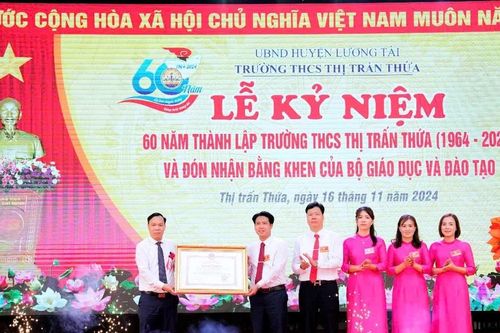 Trường THCS Thị trấn Thứa: Nơi ươm mầm tài năng vùng đất Kinh Bắc