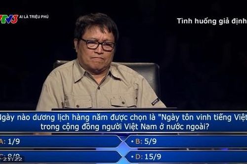 Tình huống lần đầu tiên xảy ra ở Ai là triệu phú