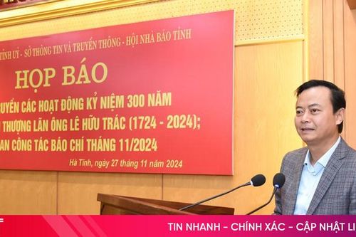Họp báo tuyên truyền Kỷ niệm 300 năm Ngày sinh Hải Thượng Lãn Ông Lê Hữu Trác